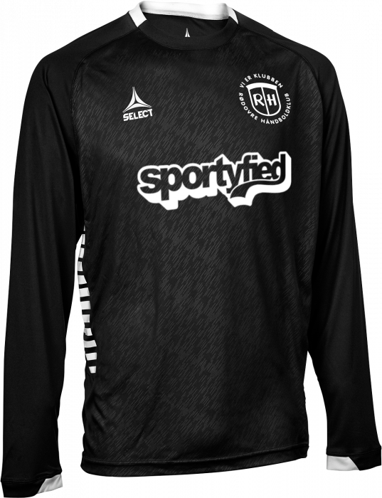 Select - Spain Long-Sleeved Playing Jersey - Preto & branco